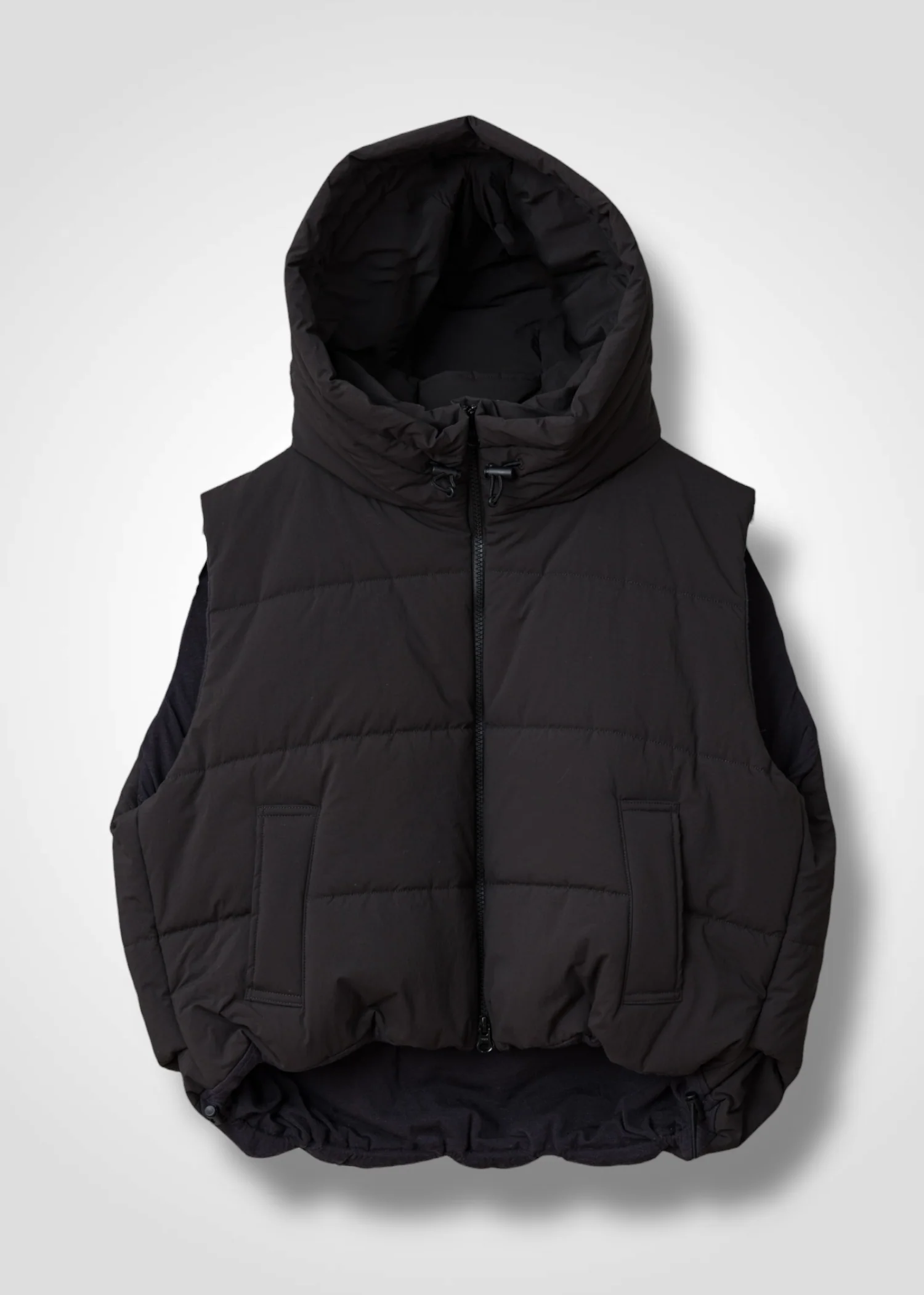 02 MORGAN HOODY CROPPED VEST / NY DRY WASH - C13 - Image 9