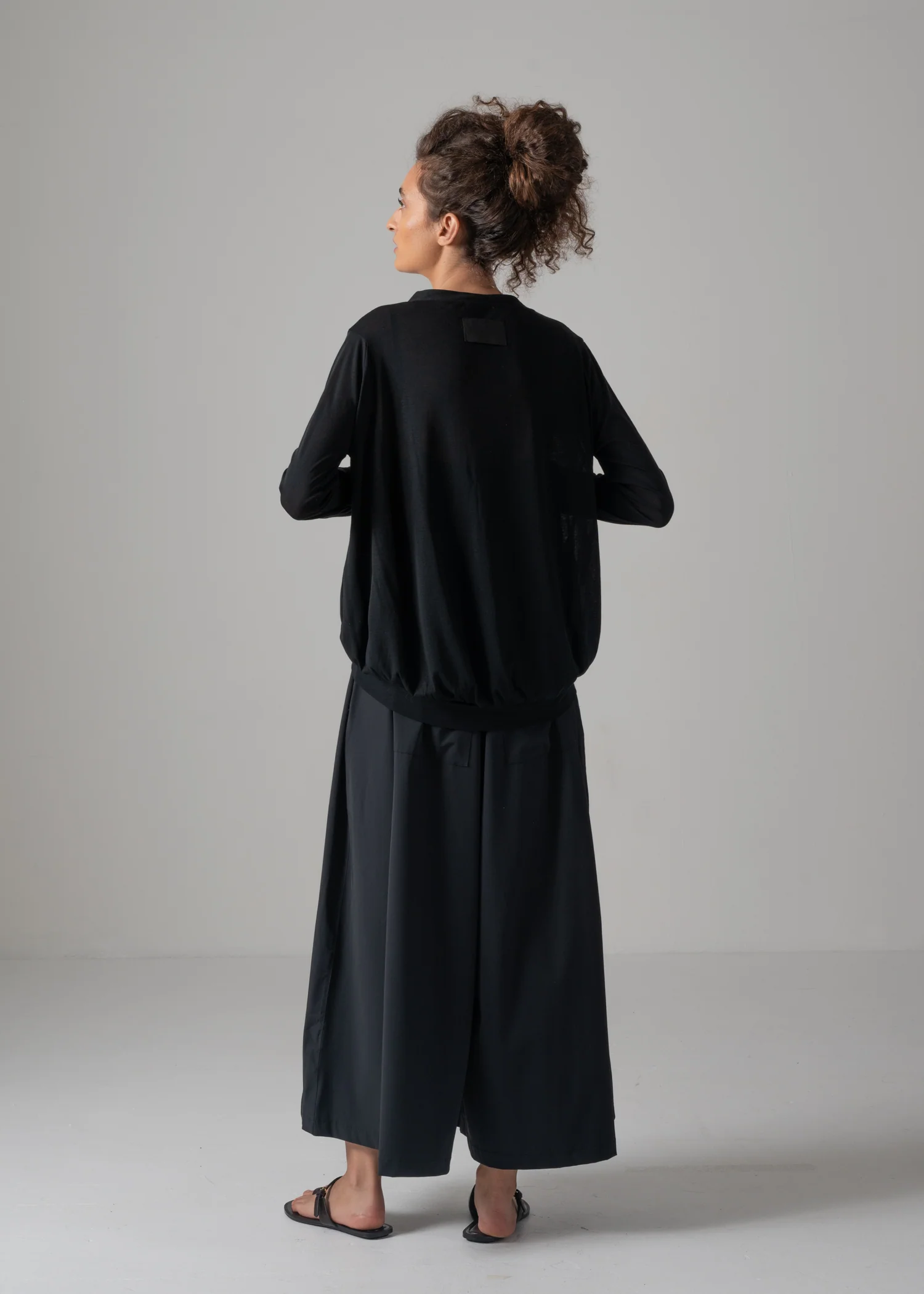07 NADINE RAGLAN CARDIGAN / SUPER LIGHT COTTON JERSEY - C14 - Image 15