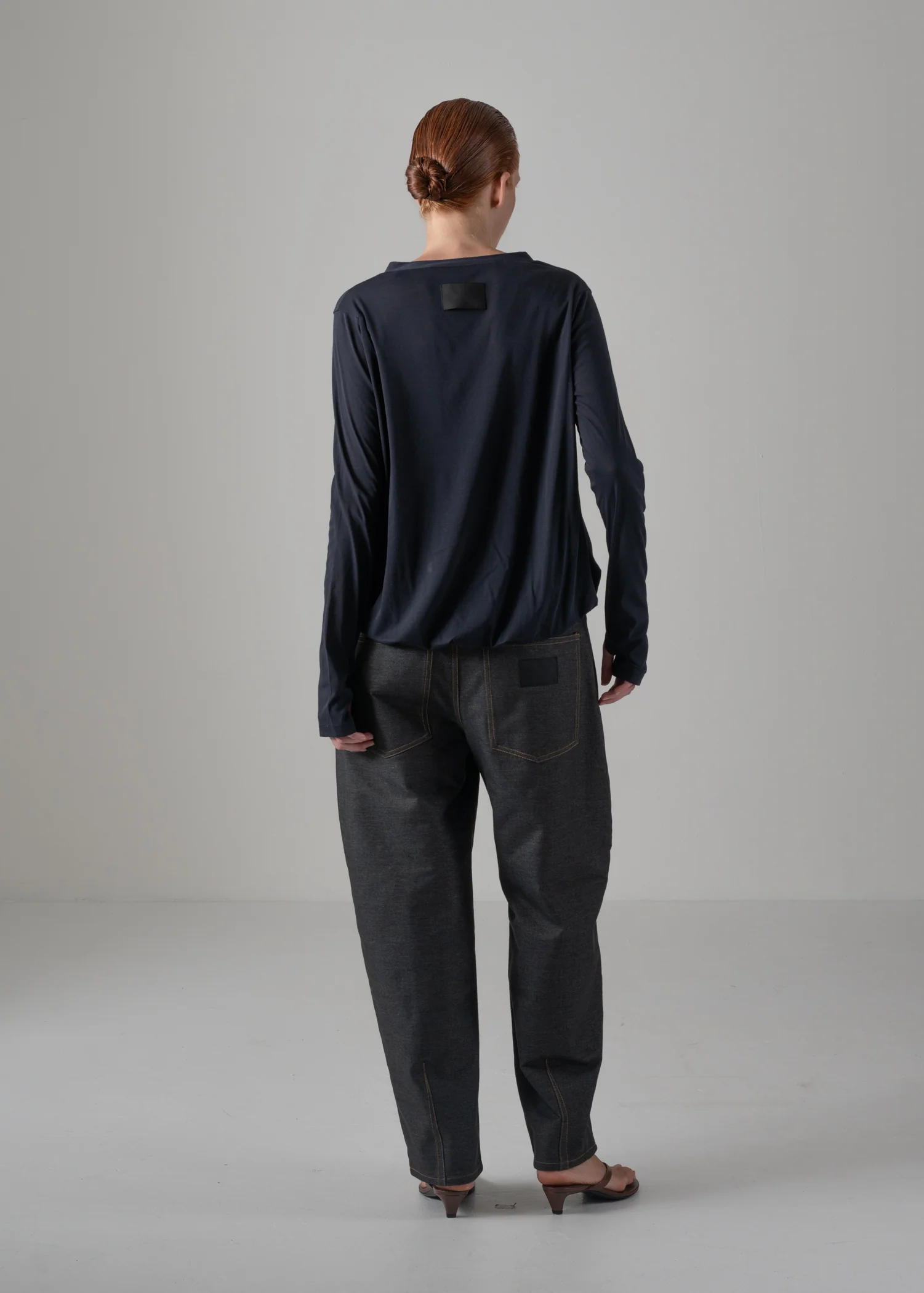 07 NADINE RAGLAN CARDIGAN / SUPER LIGHT COTTON JERSEY - C14 - Image 6