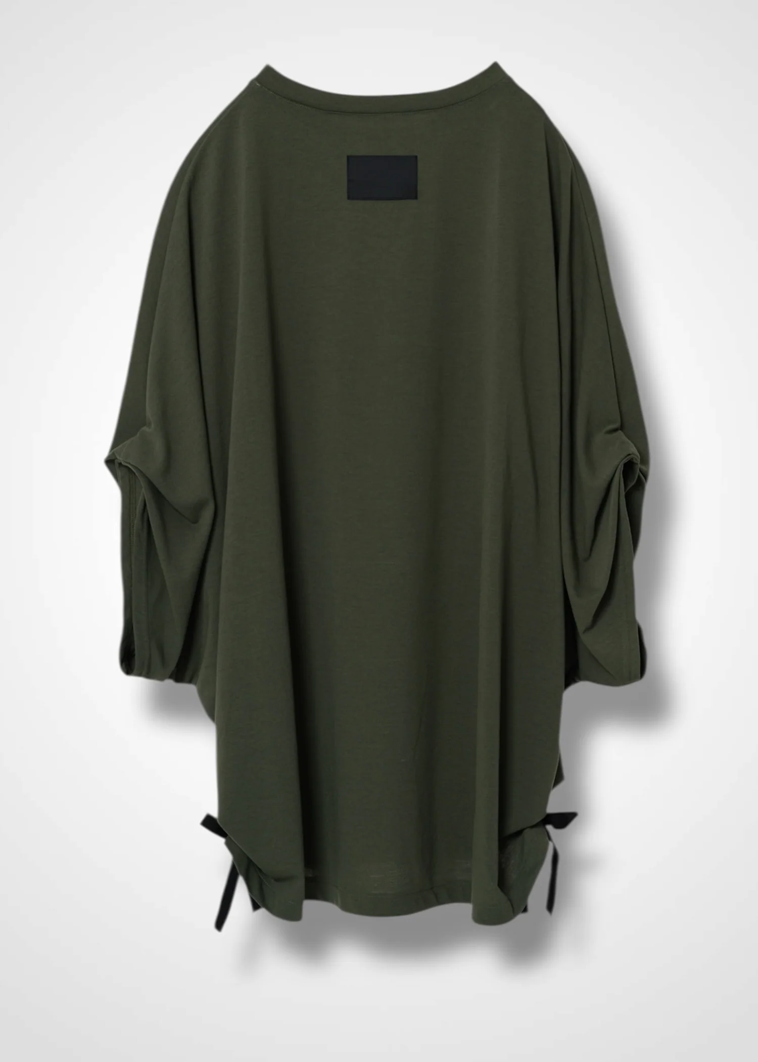 37 NARIAH TUCKED SLEEVE TOP / RECYCLED PE JERSEY - C14 - Image 21