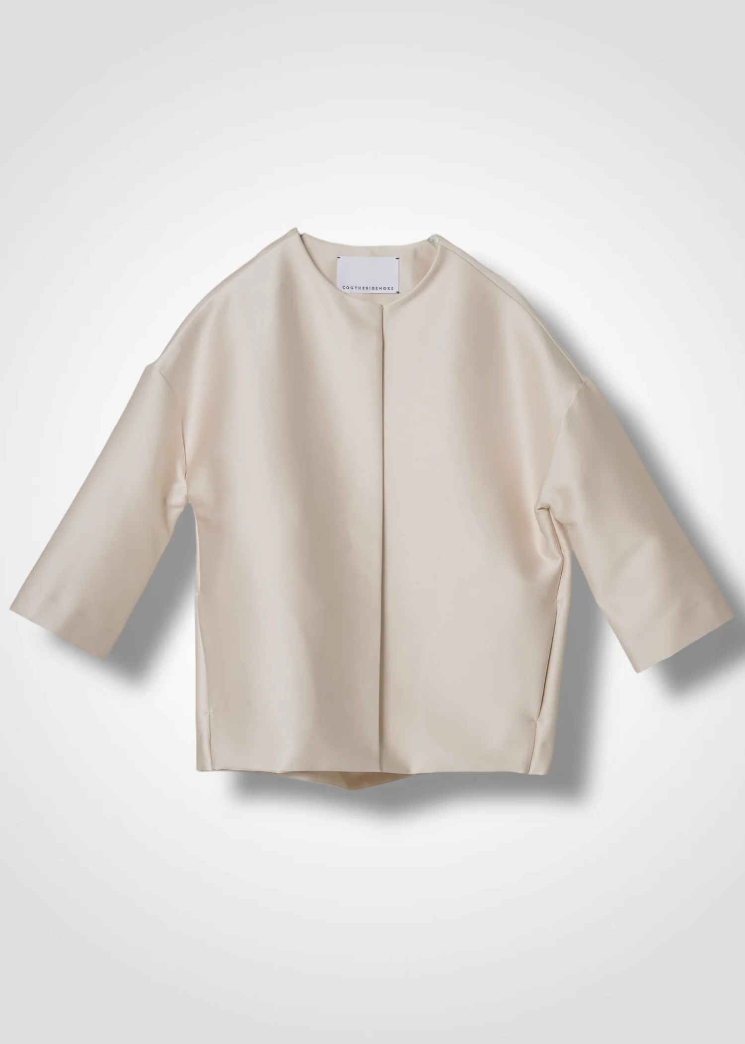 48 NATALY BALLOON JACKET / DUCHESS SATIN STRETCH - C14 - Image 13