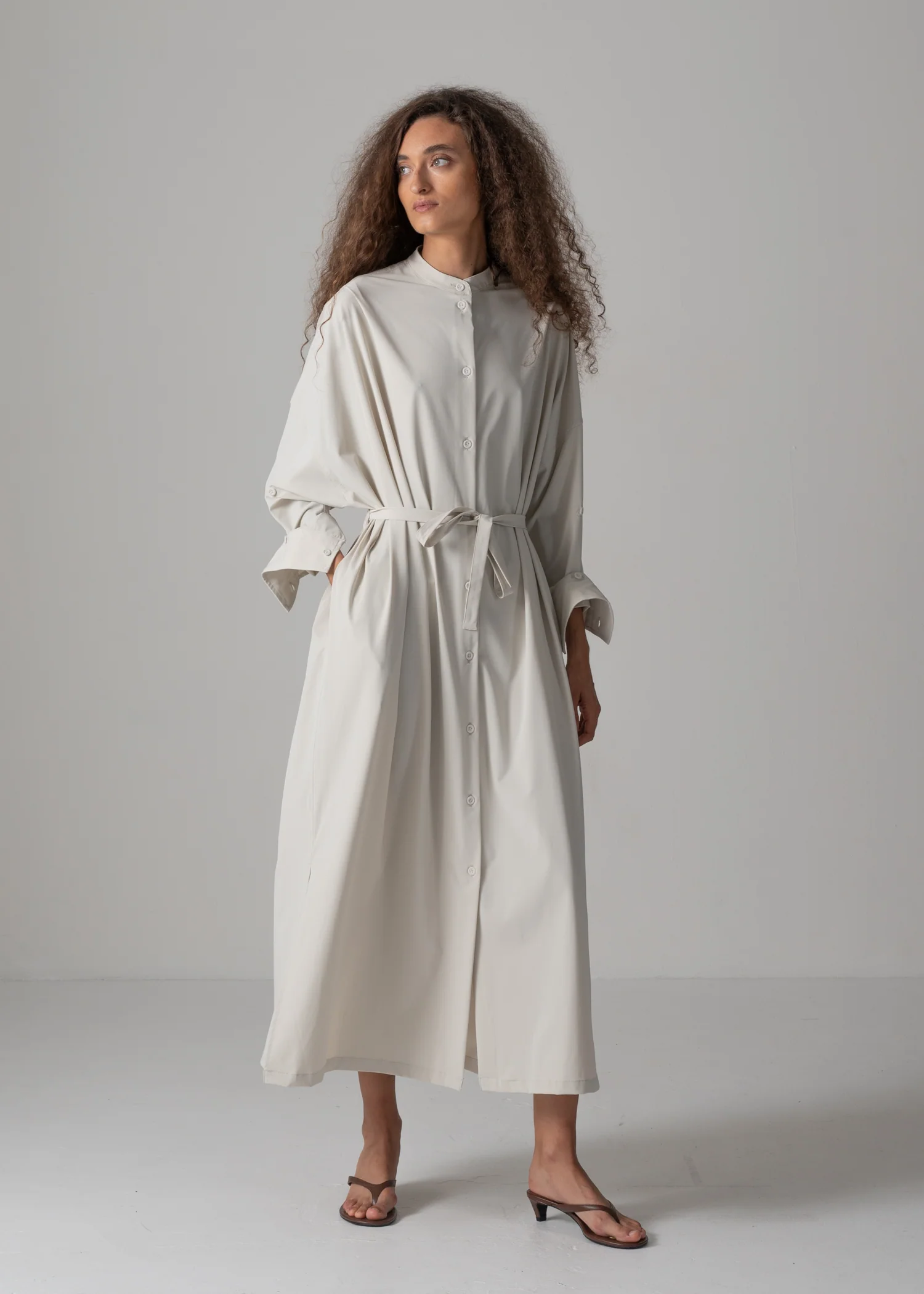05 NELL DRESS / LUX TWILL STRETCH - C14 - Image 7