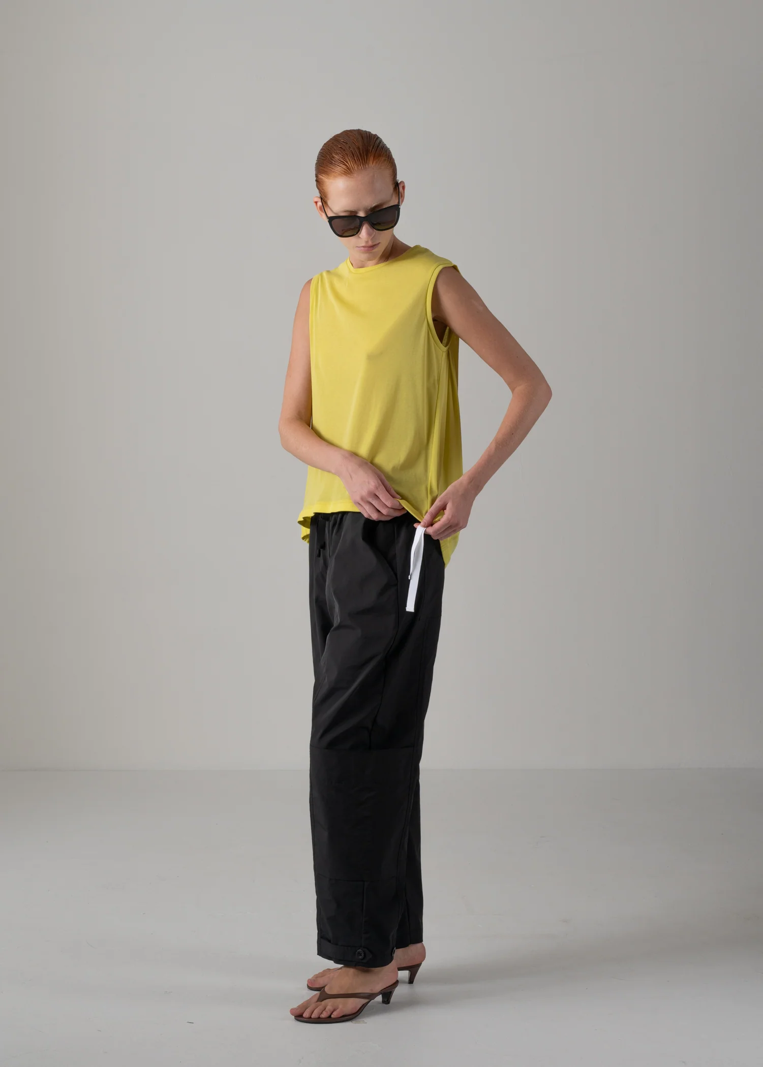 09 NELLY SLEEVELESS TOP / SUPER LIGHT COTTON JERSEY - C14 - Image 5