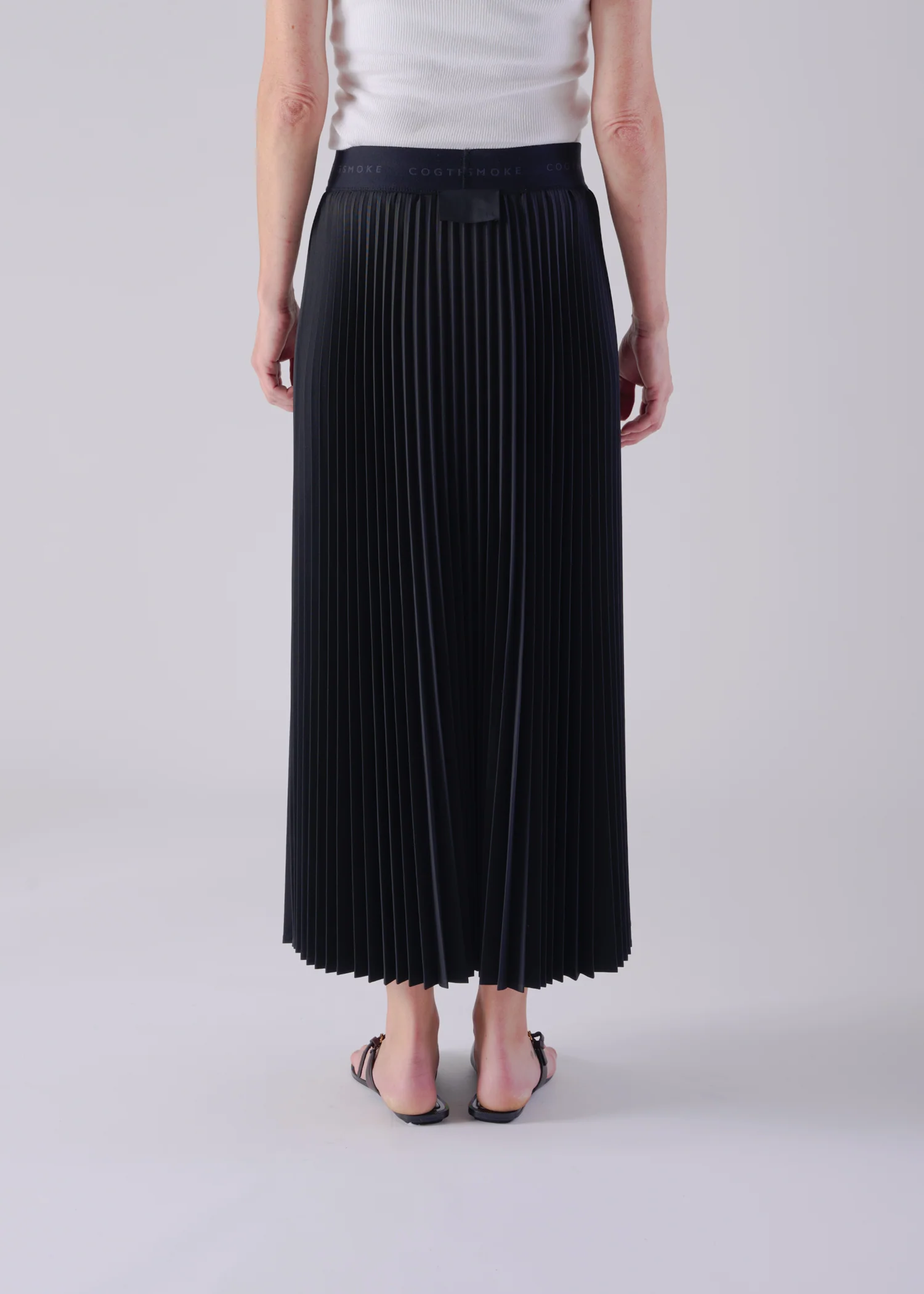 13 NESSA ACCORDION PLEATED SKIRT / OPAQUE TWILL - C14 - Image 12