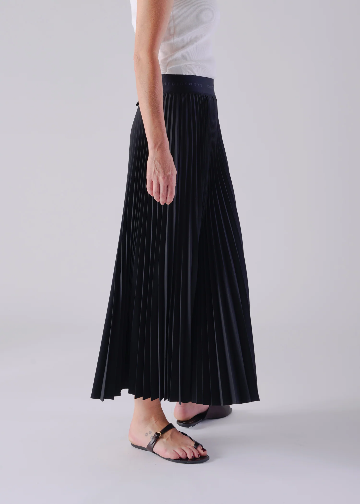 13 NESSA ACCORDION PLEATED SKIRT / OPAQUE TWILL - C14 - Image 13