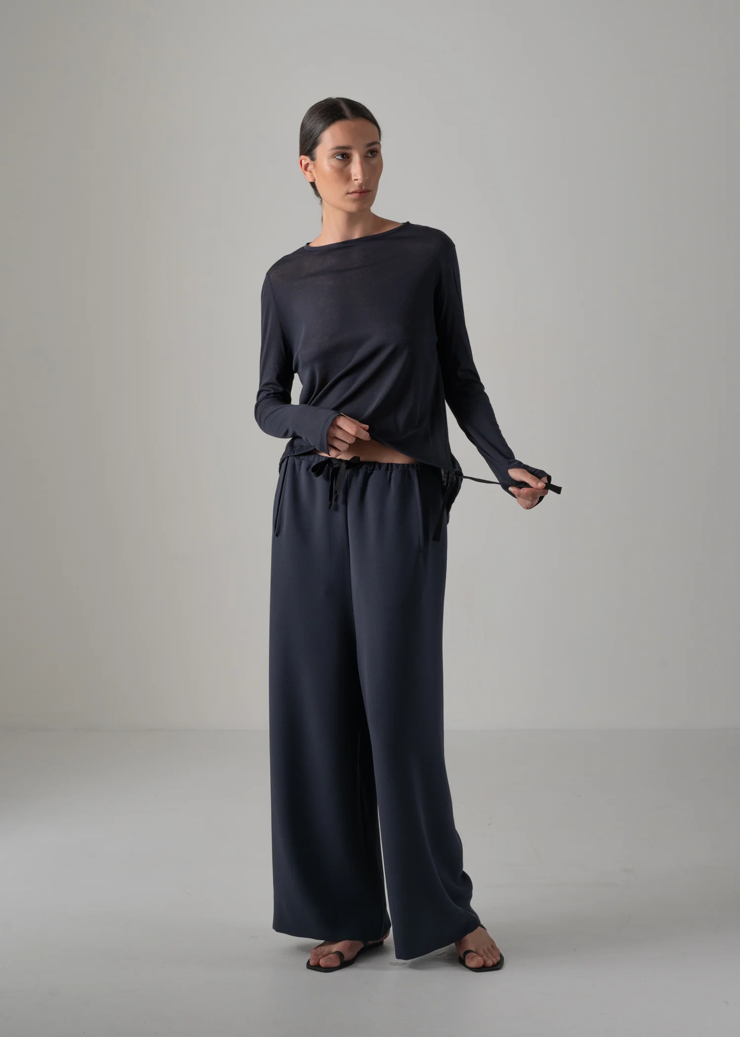 08 NIKA LONG SLEEVE TOP / SUPER LIGHT COTTON JERSEY - C14 - Image 10
