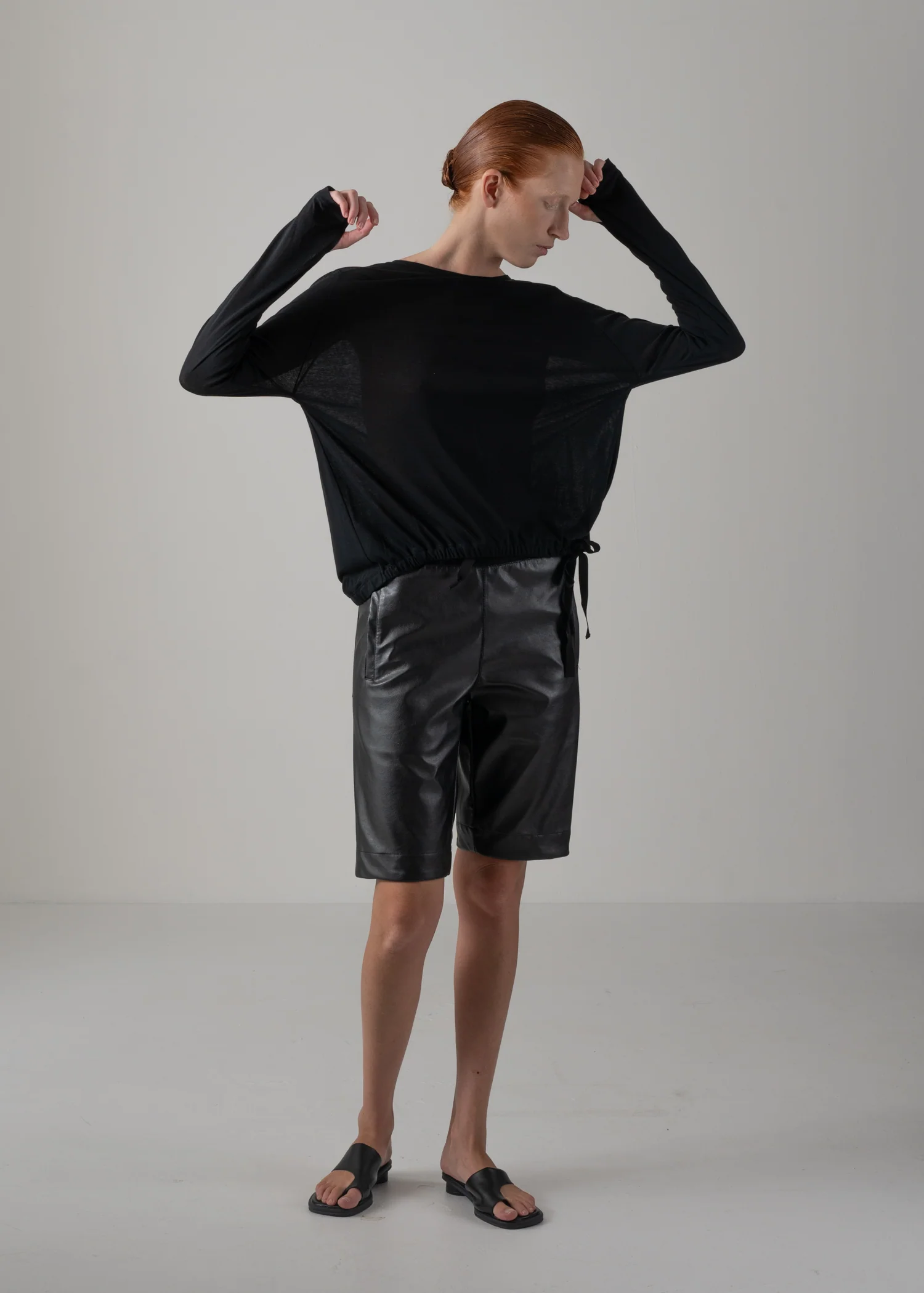 08 NIKA LONG SLEEVE TOP / SUPER LIGHT COTTON JERSEY - C14 - Image 13