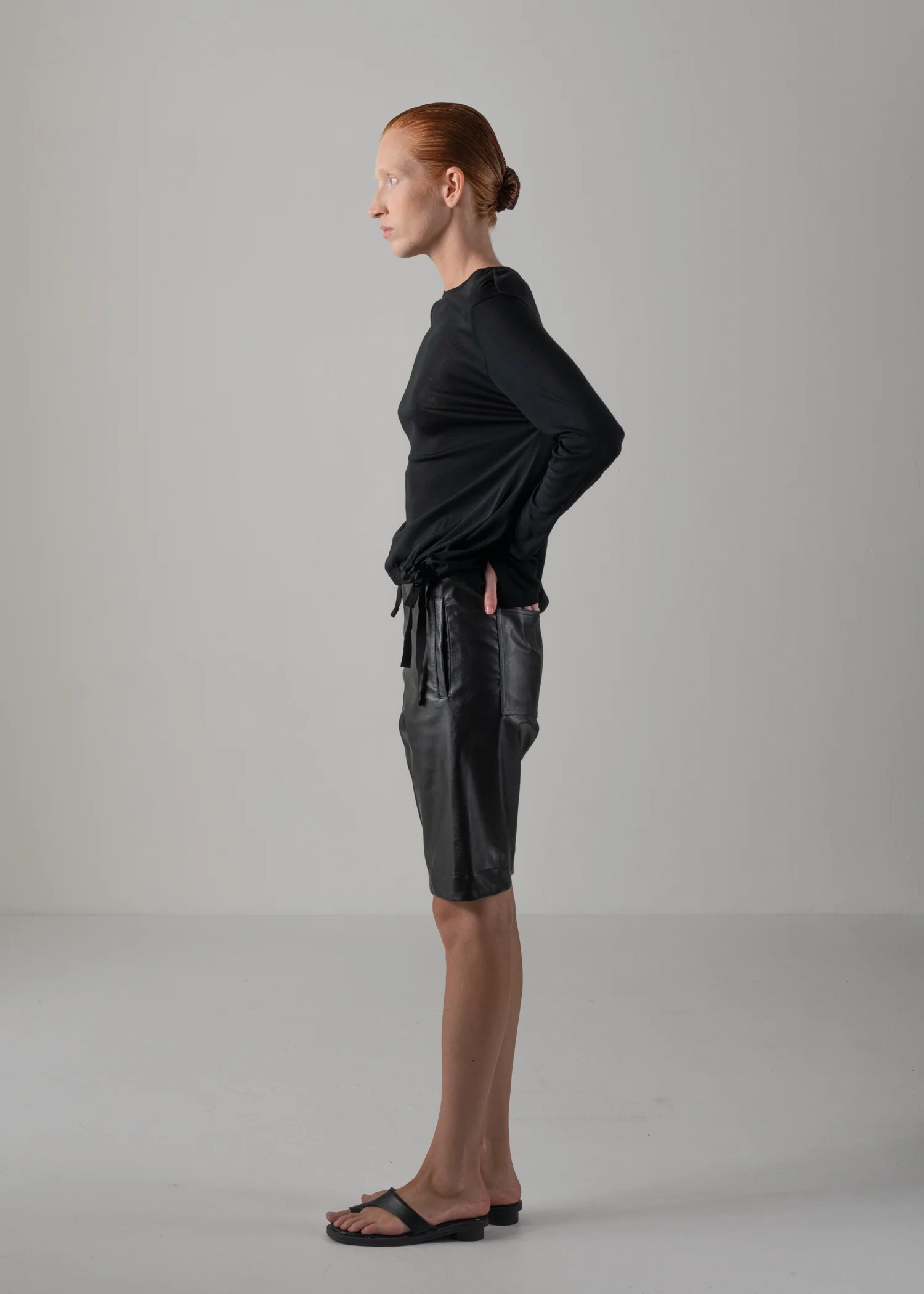 08 NIKA LONG SLEEVE TOP / SUPER LIGHT COTTON JERSEY - C14 - Image 14