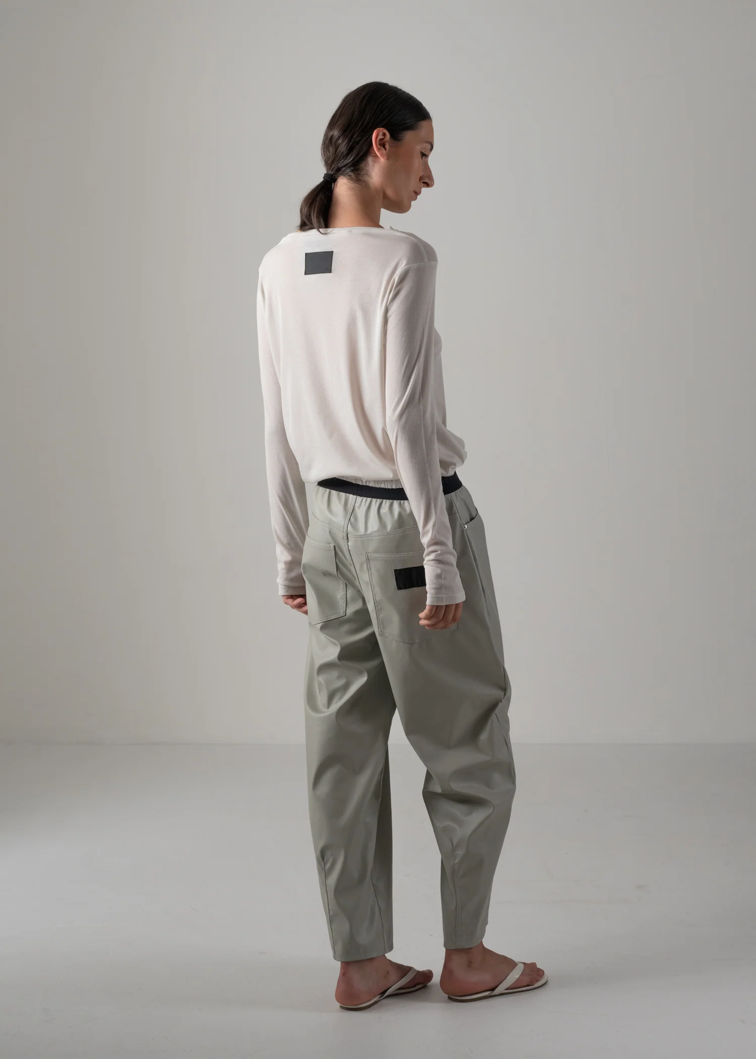 08 NIKA LONG SLEEVE TOP / SUPER LIGHT COTTON JERSEY - C14 - Image 3