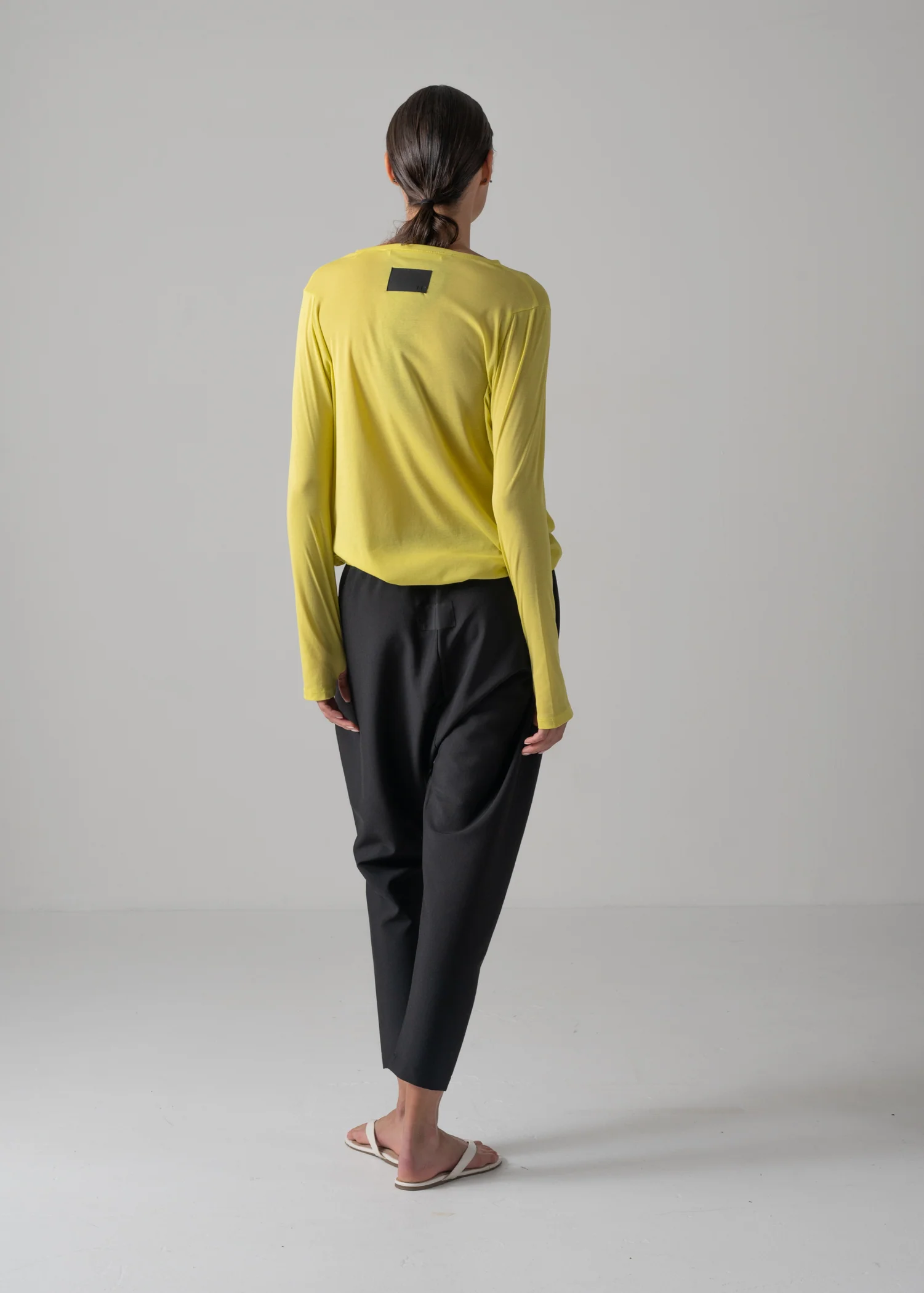 08 NIKA LONG SLEEVE TOP / SUPER LIGHT COTTON JERSEY - C14 - Image 7