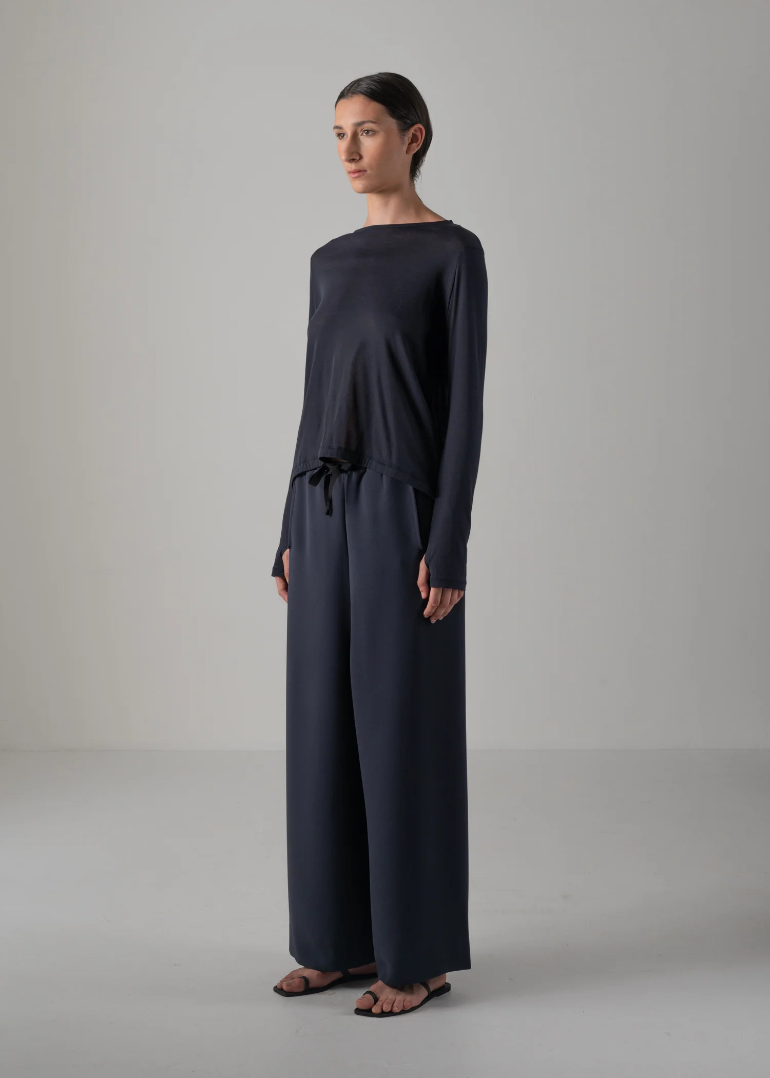08 NIKA LONG SLEEVE TOP / SUPER LIGHT COTTON JERSEY - C14 - Image 9