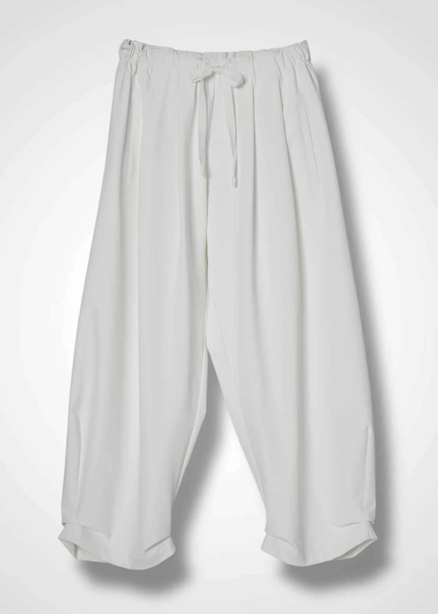 12 NIRVANA TUCKED HEM TROUSERS / OPAQUE TWILL - C14 - Image 16