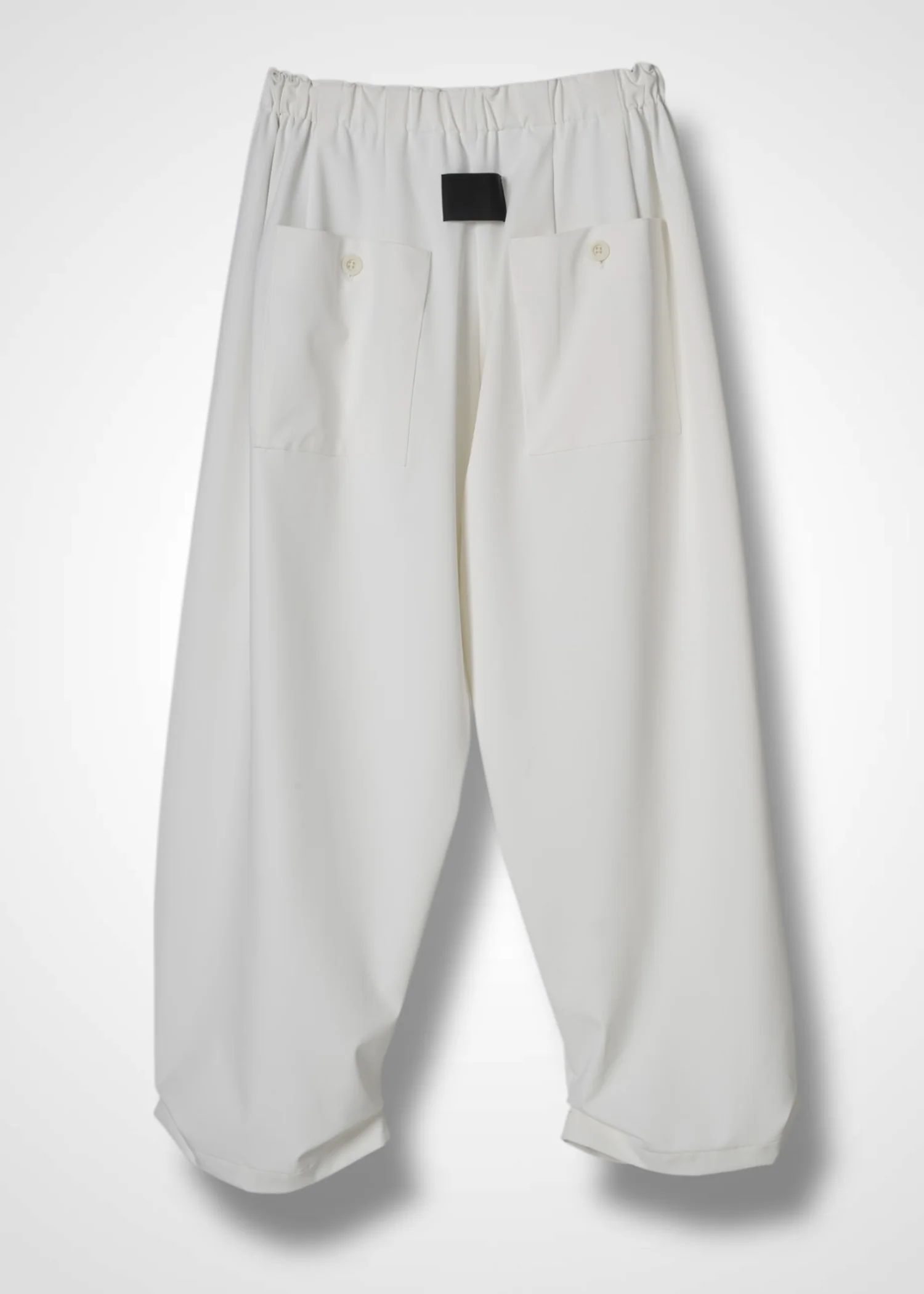 12 NIRVANA TUCKED HEM TROUSERS / OPAQUE TWILL - C14 - Image 18