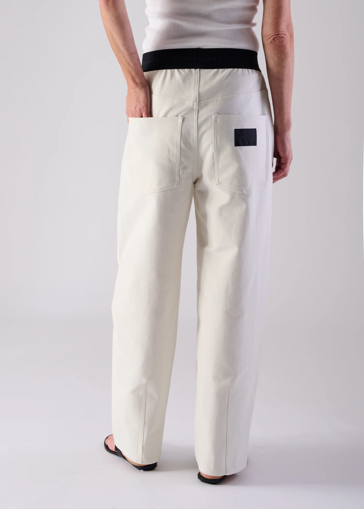 17 NOEL BARREL TROUSERS / HYPER DENIM JERSEY - C14 - Image 8