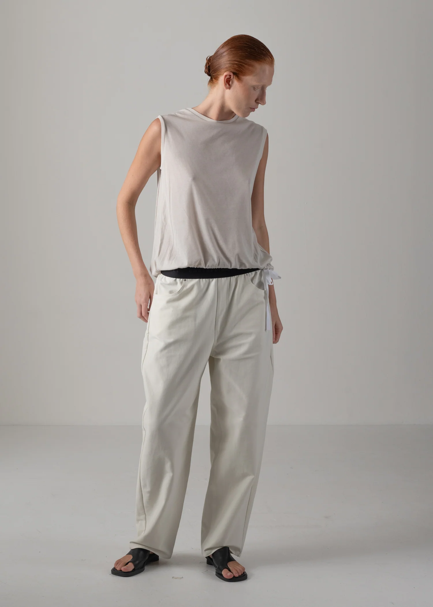 17 NOEL BARREL TROUSERS / HYPER DENIM JERSEY - C14 - Image 9
