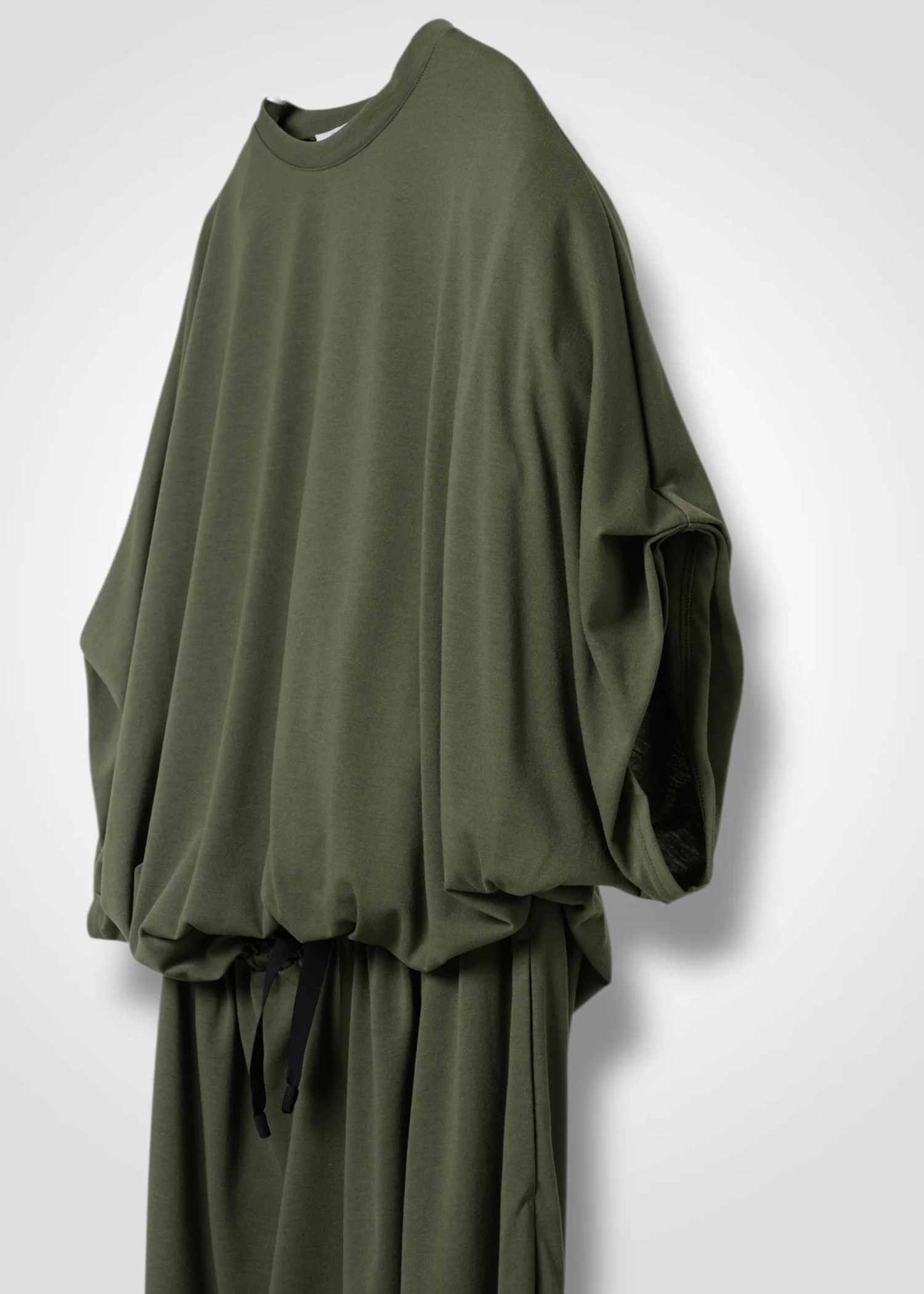 38 NUBIA TUCKED SLEEVE JUMPSUIT / RECYCLED PE JERSEY - C14 - Image 16